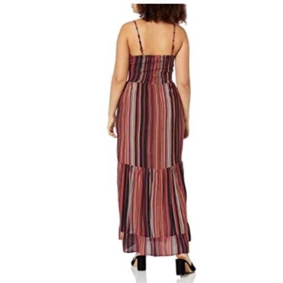 Angie Dress Women’s Large Peek-a-Boo Tiered Maxi Boho Cottagecore - Picture 5 of 14